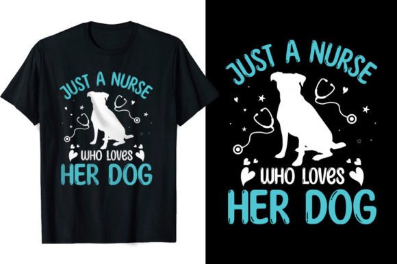 Dog Lover Nurse T-Shirt Design Graphics
