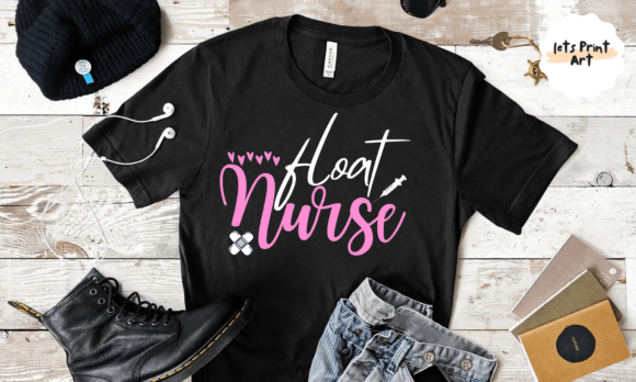 Float Pool Nurse SVG for T-Shirt Designs