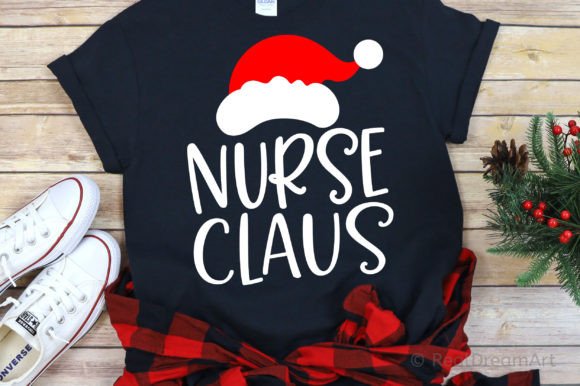 Nurse Claus Svg: Graphics for Print Templates