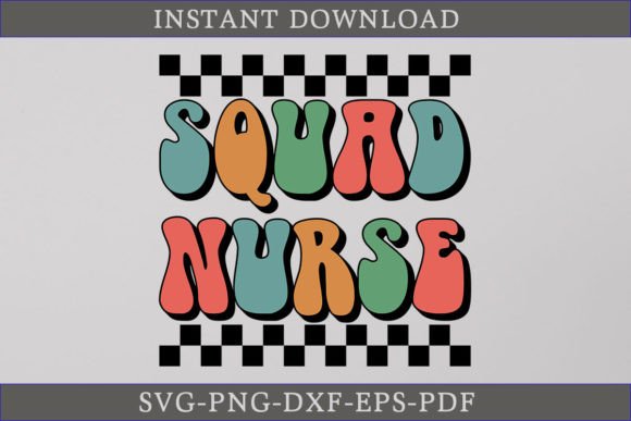 Nurse Vibes Retro SVG Shirt Graphics