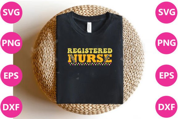 Registered Nurse Svg for T-Shirt Designs